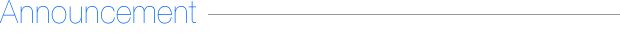 Announcement - �±�����Τ��Τ餻